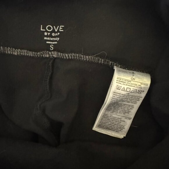 Set of 3 GAP Maternity Black Sculpt & Compression Black Pointe Leggings Sz. S - Picture 9 of 10
